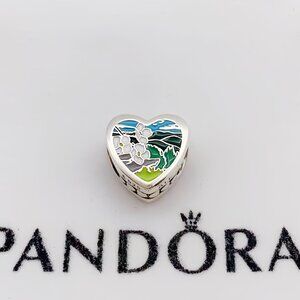 Pandora Virginia Lovers Beach Travel Heart Charm